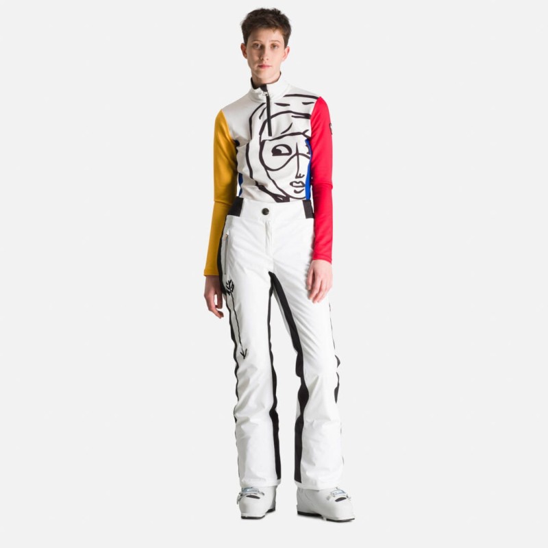 11752SPODNIE ROSSIGNOL JCC W STELLAR PT WHITE