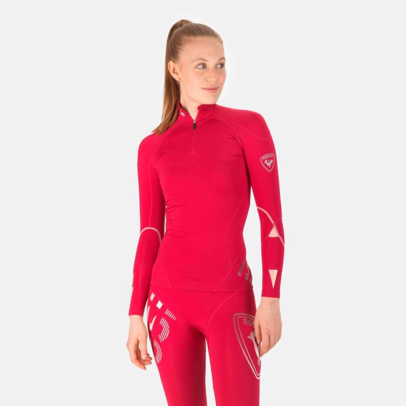 KOSZULKA ROSSIGNOL W INFINI COMPRESSION RACE CHERRY