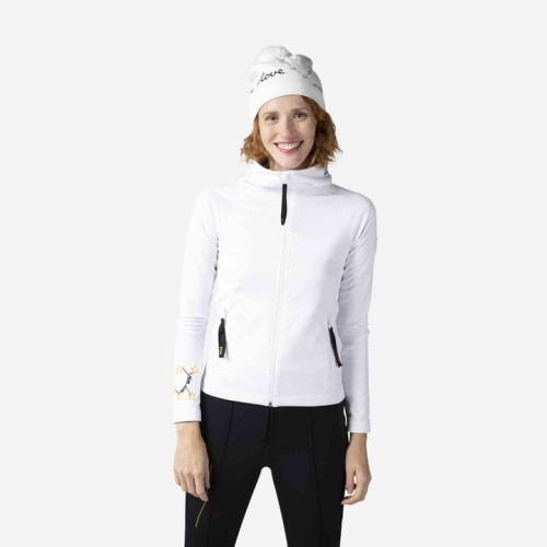 Bluza Rossignol JCC damska Climi z kapturem biała